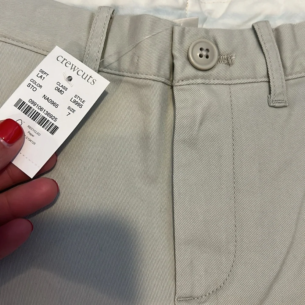 NWT J. Crew Crewcuts Stanton Short, 7